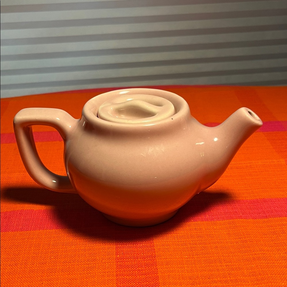 Vintage Single Serving Pink Teapot